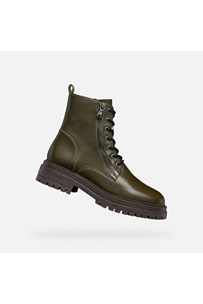 Geox Iridea - Botine de damă, Kaki