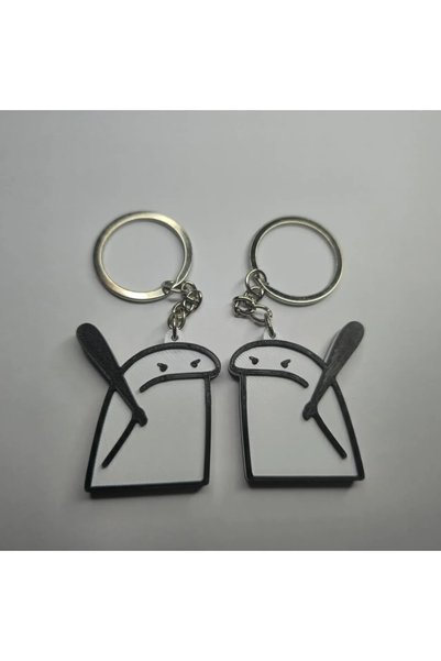 BNB ART Flork Angry Couple Keychain Set (2 Pieces)