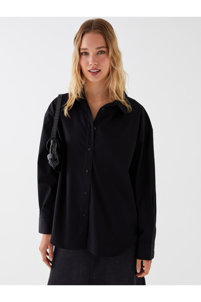 LC Waikiki Γυναικείο πουκάμισο ποπλίνας oversize