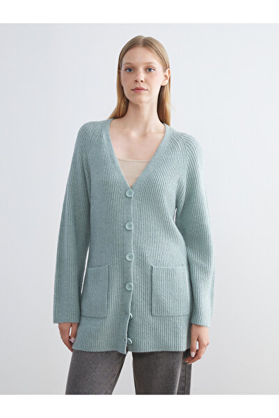 LC Waikiki Cardigan tricotat de damă cu decolteu în V