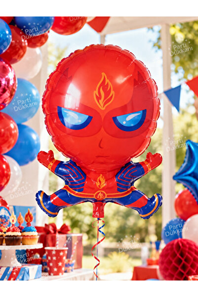 Parti Dükkanı Red Masked Man Foil Balloon 41 X 63 cm – Helium Compatible Chil...