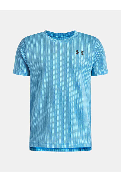 Under Armour UA Tech Vent Jacquard SS - Tricou pentru băieți, Albastru