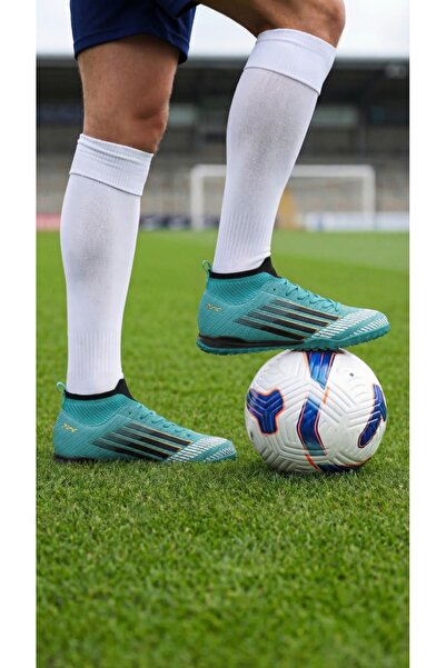 STEPİNO Erkek Triko Çoraplı Halı Saha Futbol Spor Ayakkabısı
