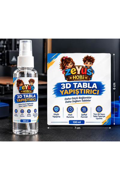 Zeyus 3d Tabla Yapıştırıcısı (100ml)
