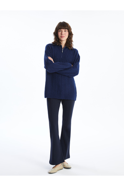 LC Waikiki Elastic Waist Slim Fit Women's Trousers