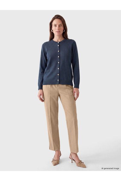 LC Waikiki Pantaloni de damă cu talie elastică și pliuri