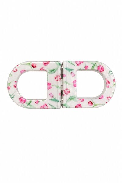 nesdesignn Floral Pattern Magnet Clasp — Dark Pink