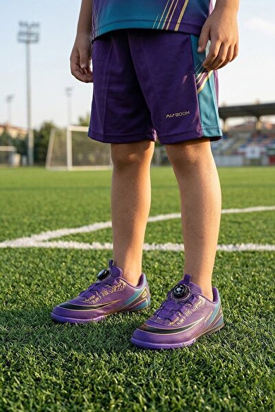 SHOUGO Smart Lace-Up Comfortable Football Boots and Astroturf Children's Shoes