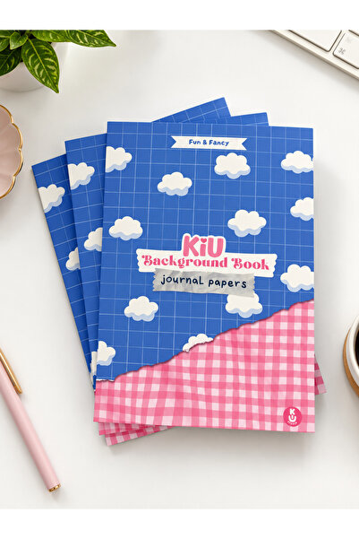 Kiu Studio Kiu Desenli Arka Plan Defteri | Fun & Fancy