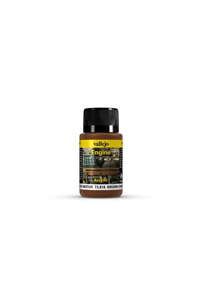 Vallejo 73.818 WEATHERING EFFECTS BROWN ENGINE SOOT 40ml
