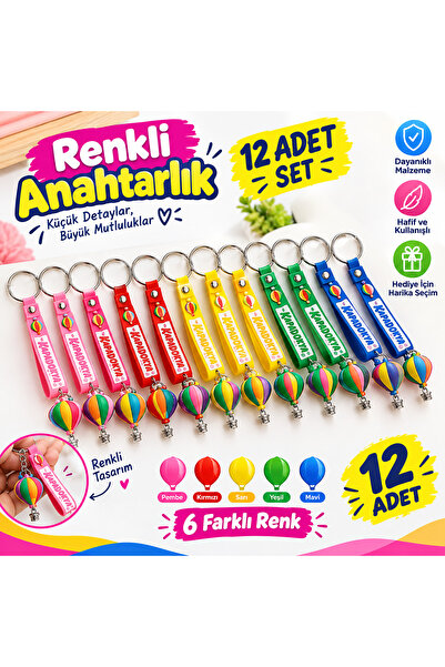 Genel Markalar Kapadokya Balon Anahtarlık 6 adet
