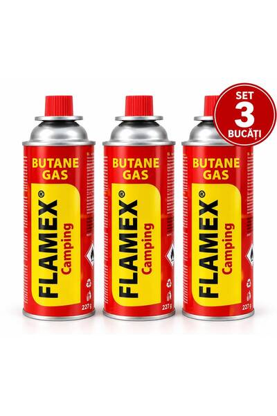 Flamex 3x 227 γρ φιάλες για κάμπινγκ