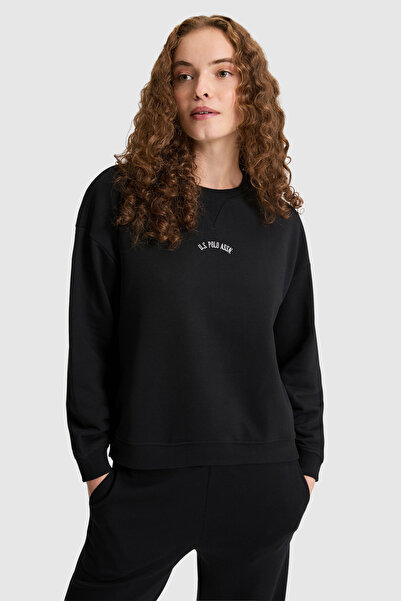 U.S. Polo Assn. Women's Black Sweatshirt 50328959-Vr046