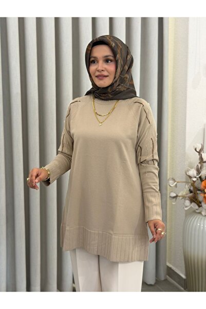 Armine TREND MERSERİZE TAŞ İŞLEMELİ TUNİK TAŞ