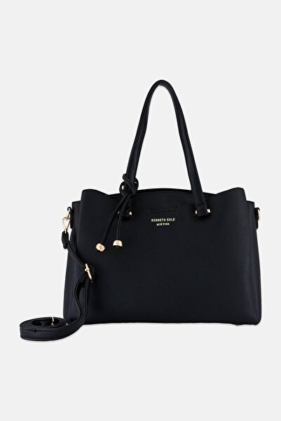 Kenneth Cole Women Brand Logo Handbag, Black