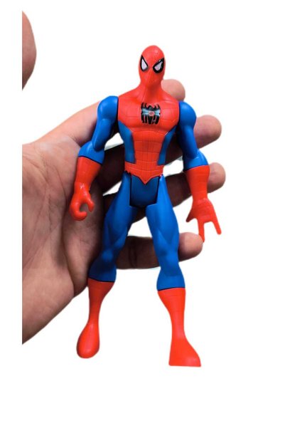 LRS STORE Işıklı Örümcek Adam Figür 17 Cm Hareketli Spidermen Oyuncak Aksiyon...