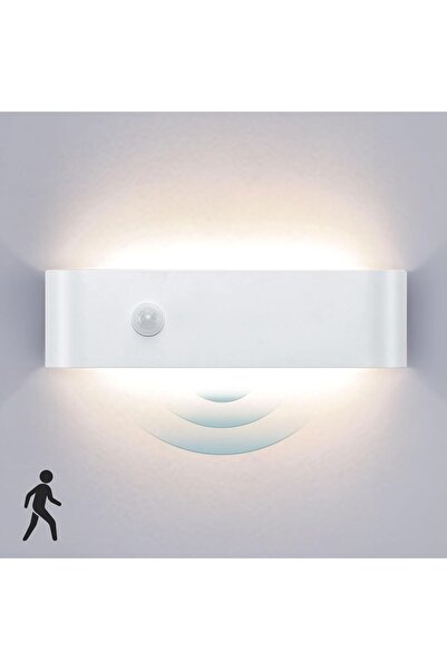 Dotail Φωτιστικό τοίχου LED, 16W, 1600 lm, 4000K, Αισθητήρας κίνησης, Φωτισμό...