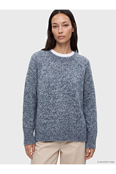 LC Waikiki Crew Neck Oversize Women's Knitwear Sweater