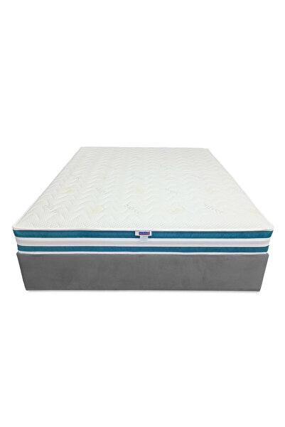 Rubino Saltea Anatomica Premium Silver BlueLine Memory 3cm 17+3+1 Spuma poliu...