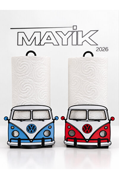 MAYİK2026 Vosvos Minibüs Tasarımlı Dekoratif Havlu Kâğıtlık