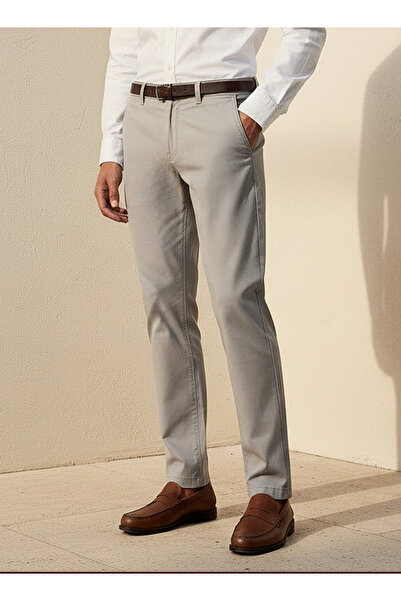 FAV Smart Slim Fit Chinos with Button Closure and Pockets