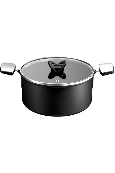 TEFAL Εξαιρετικότητα+ Κατσαρόλα με Καπάκι G3285353, 28 εκ., 8.4 λίτρα, αντικο...