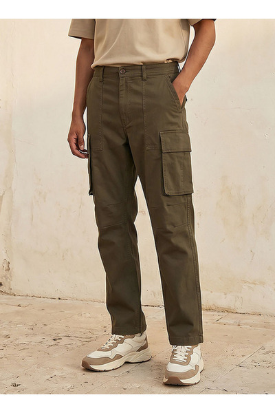 FAV Smart Regular Fit Twill Cargo Trousers