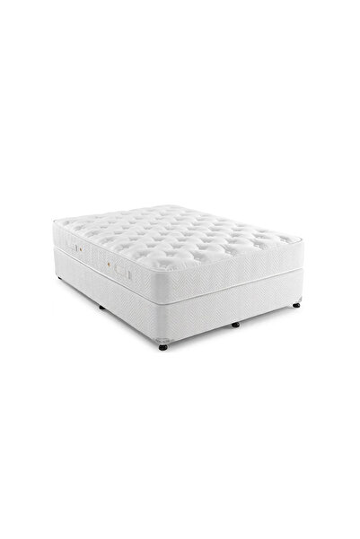 Midas Furniture سرير أليور مات بوسيل توب مع قاعدة مقاس 120×200 سم