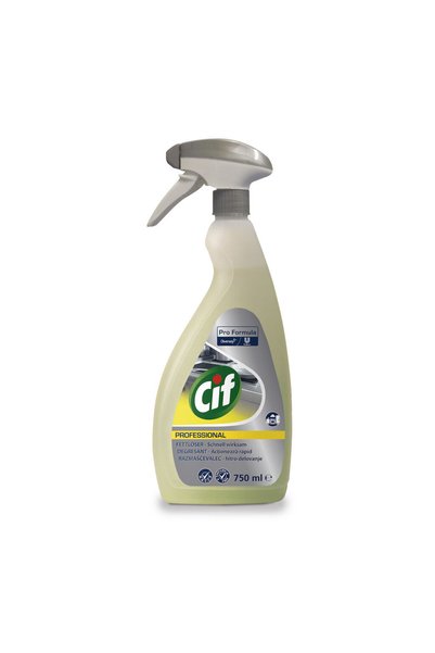 Cif Professional Degresant Puternic 750ml & Professional Degresant Puternic Concentrat 5L + 1 set lavete Fine cadou