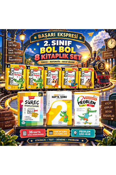 öğretmen evde 2. Sınıf Süper İdeal Set – 8 Parça – Yayınları (2026-2027)
