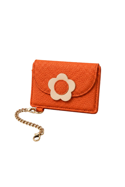 Cogure Combinable - Magsafe Mini Wallet & Card Holder with Floral Detail - He...