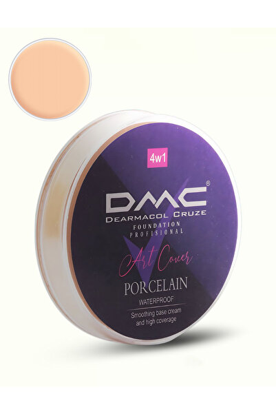 Dmc Art Cover Porcelain Yüksek Kapatıcı Suya Dayanıklı Porselen Krem Fondöten...