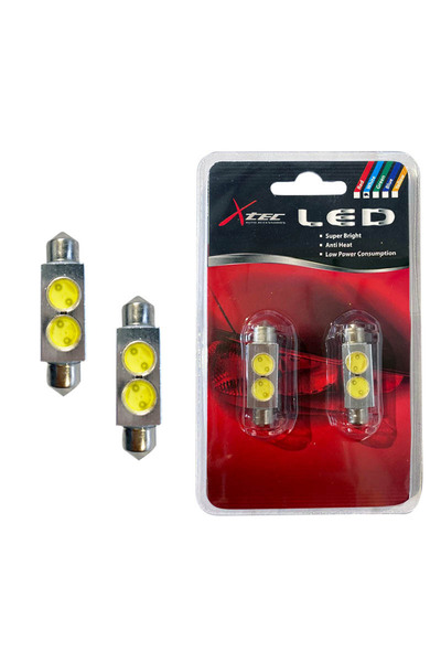 X TECH Λάμπες LED C5W SV8.5-8 41mm 12 βολτ 2 HP-SMD 6000k X-Tec 2 Τεμάχια (CA...
