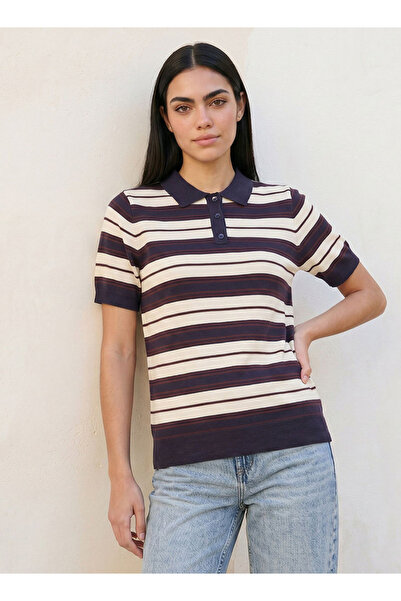 FAV Youth Polo T-shirt with Stripes