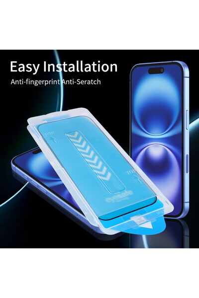 EyeSafe Folie sticla Kit Automontare pentru Apple iPhone 16, Fabrica De Folii
