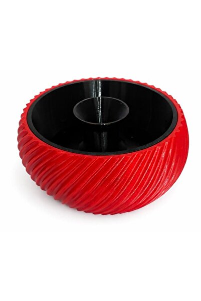 OEM Bol pentru semințe și fistic cu compartiment pentru coji, Roșu/Negru, 16 cm