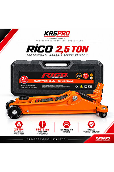 Rico 2,5 TON PROFESYONEL ARABALI SERVİS KRİKOSU