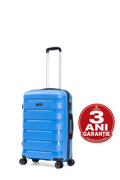 aventor Troler de cabină Aventor, 55x40x23 cm, PP, Lacăt TSA, 4 roți duble 36...