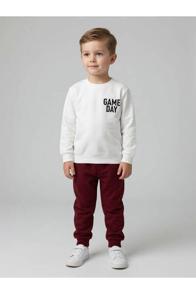 Kids Club Game Day Printed Boy's Suit