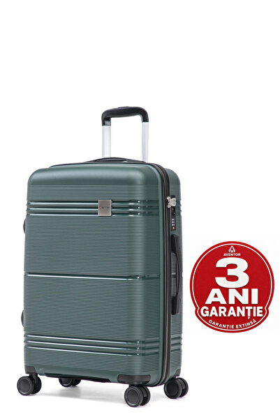 aventor Troler mare Aventor, 76.5x51.5x28.5 cm, PP, Lacăt TSA, 4 roți duble 3...