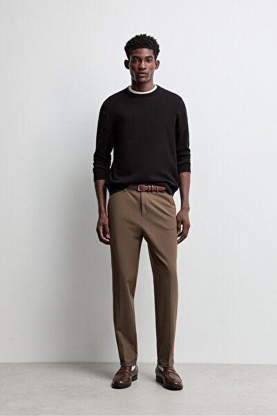LEFTIES Tailored fit düz paça pantolon