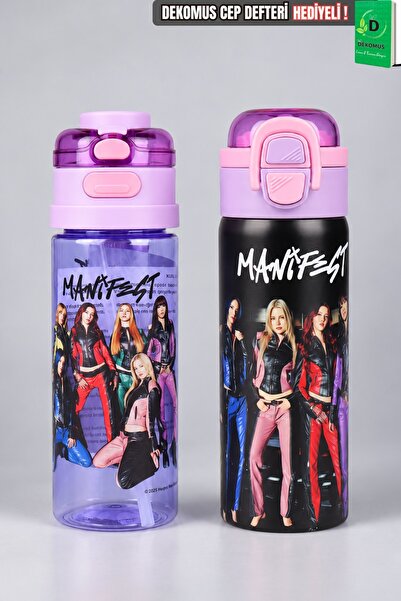 MANİFEST x Dekomus Lisanslı Amatör Collection 600 ML Çelik Matara ve Çift Fon...