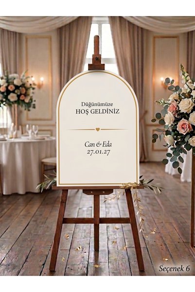 fotobaskıcım Kişiye Özel Karşılama Panosu | Düğün Nişan Söz Nikah Kına | Foto...
