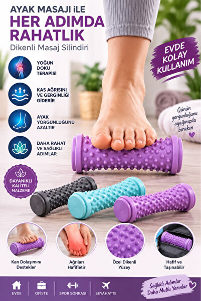 AYGÖREN HOME Ayak Masaj Aleti, Derin Doku Masajı İçin Yüksek Performanslı Sil...