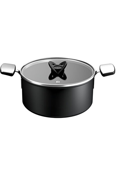 TEFAL Oala cu capac Excellence+ G3284653, 24 cm, 5 L, invelis antiaderent, te...