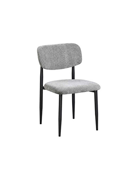 Palma homez Gray Chenille Chair 80X47X45 cm