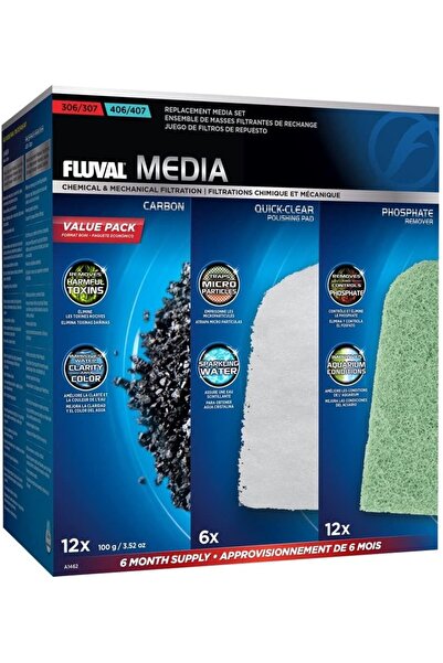 Fluval 306/307 & 406/407 Πακέτο προσφοράς μέσων φίλτρανσης
