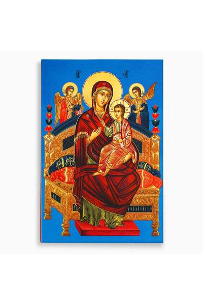 Luxcanva Tablou Canvas Maica Domnului Pantanassa 50x70 cm pe Sasiu Lemn Icoan...