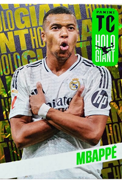 Panini Top Class 2025 Holo Giant Kylian Mbappé Orijinal Futbolcu Kartı