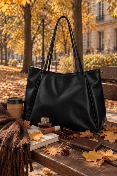 ValeriaBag Mira Kadın Büyük Omuz Çantası – Geniş Hacimli Günlük Shopper & Tot...